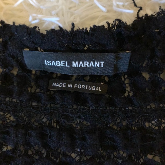 Isabel Marant Black Lace Top - Picture 4 of 9